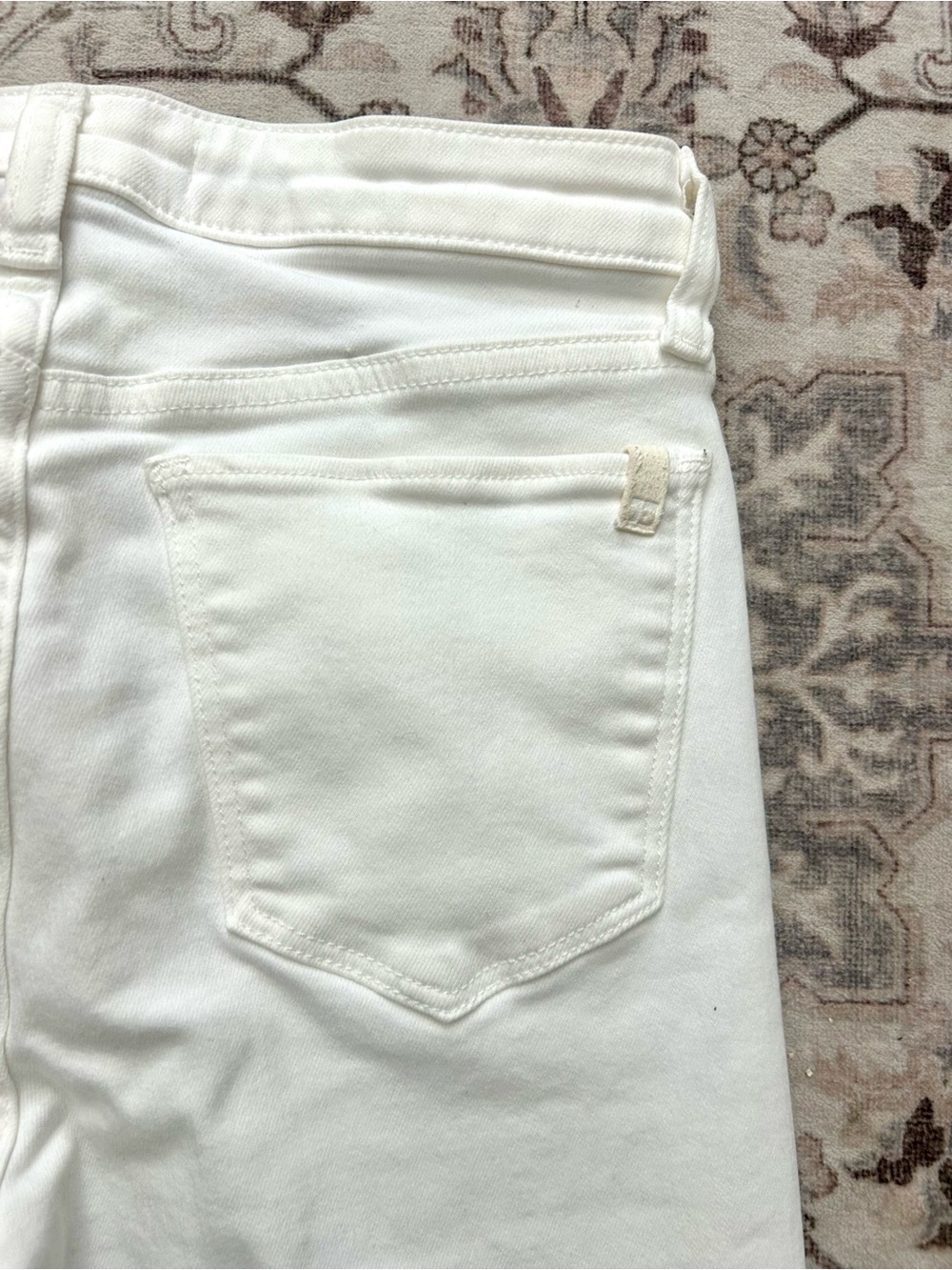 Joe's Jeans White Skinny High-Rise Jeans